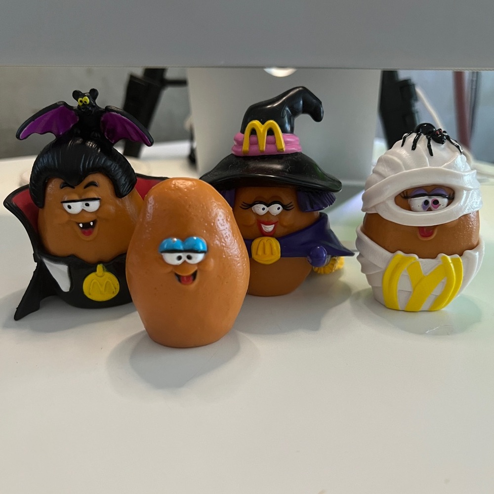 Vintage McDonald's 1992 Happy Meal Collectibles- Nugget Halloween Toys